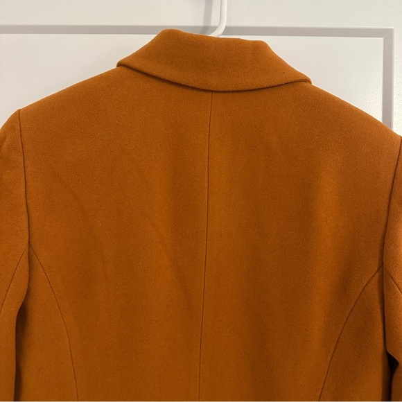 Anne Klein Women's Burnt Orange Wool Blazer Size 8 Women’s - Picture 8 of 9